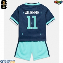 Otroški Nogometni dresi Nemčija Nick Woltemade #11 Gostujoči SP 2026 Kratek Rokav (+ Kratke hlače)